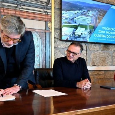 Área de Acolhimento Empresarial de Oliveira do Hospital assina auto de consignação
