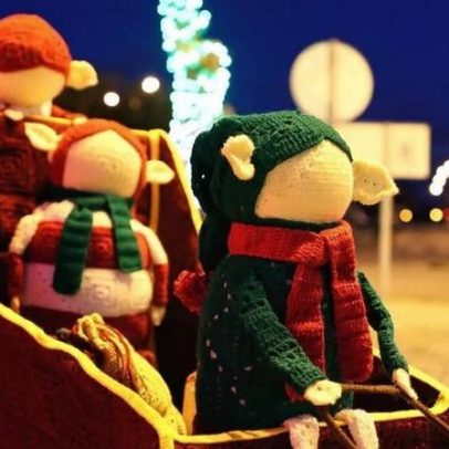 Natal de croché renova tradição em Medelim