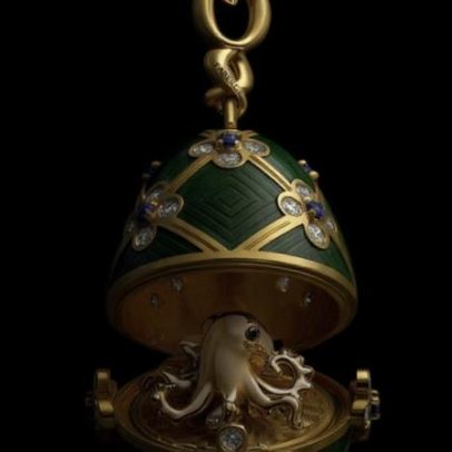 Engoliu ovo Fabergé de 16 mil euros e foi detido por roubo