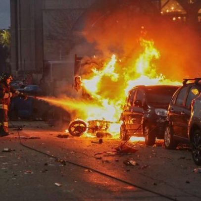 Carros incendiados e agentes feridos em confrontos entre adeptos Génova e Inter
