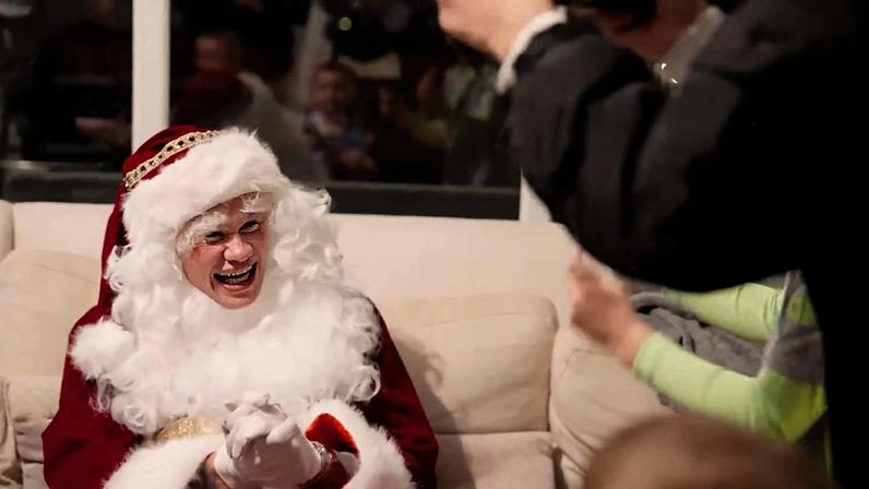 Quem se vestiu de Pai Natal em Manchester?