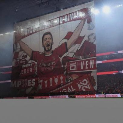 Coreografia impressionante recebe Benfica e Sporting na Luz