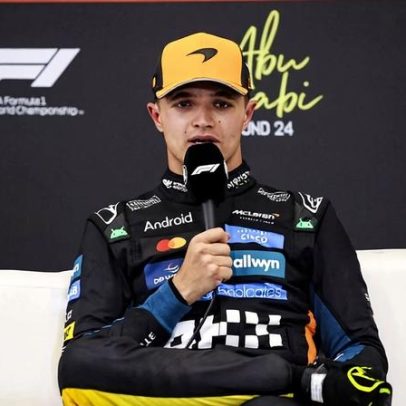 Norris fica atrás de Verstappen, mas está bastante satisfeito