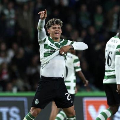 Maxi Araújo marca o segundo do Sporting aos 3 minutos