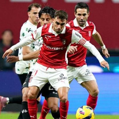 Braga entra com força máxima para o último derbi da 1.ª volta