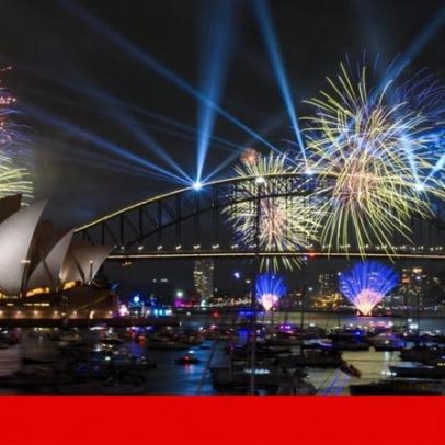 Austrália dá as boas-vindas a 2026 com imagens da passagem de ano