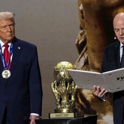 Infantino acusado de violar códigos de ética da FIFA por Trump