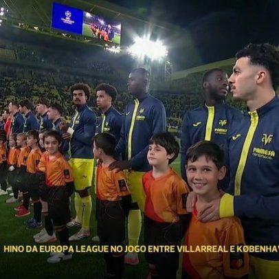 Hino da Liga Europa volta a soar em jogo da Liga dos Campeões