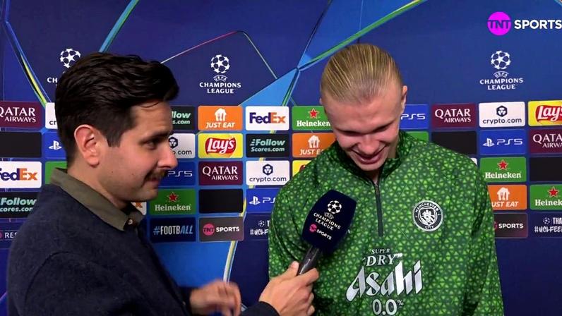 Haaland fala português e elogia CR7 aos 40 anos: um exemplo