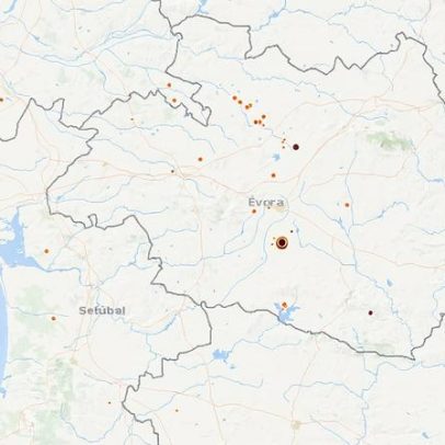 Sismo de magnitude 3,5 foi sentido em Évora