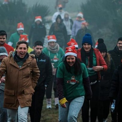 Caminhada de Natal reúne dezenas de participantes na Gralheira