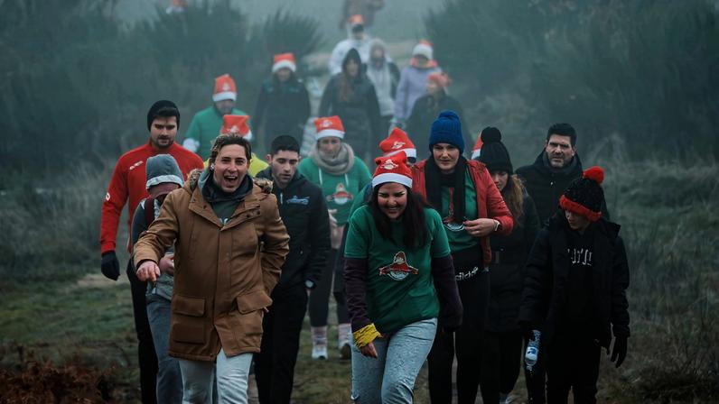 Caminhada de Natal reúne dezenas de participantes na Gralheira