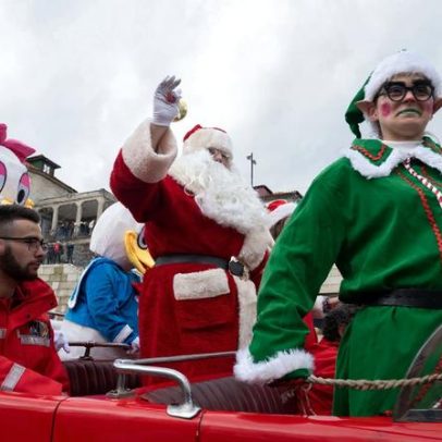 Chegada do Pai Natal a Rossio inaugura atividades de Natal em Vila Meã