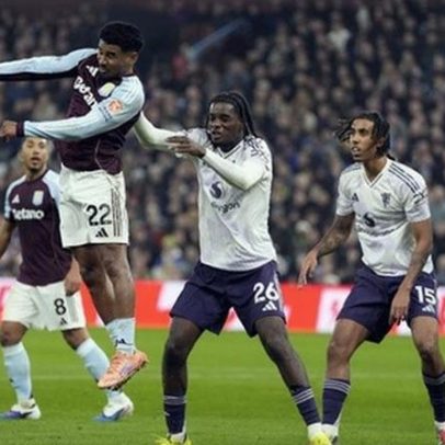 Aston Villa vence 10º jogo seguido ao bater Manchester United de Ruben Amorim