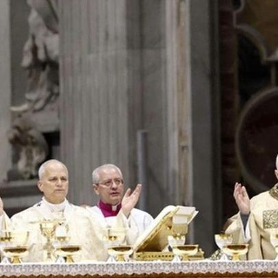 Papa Leão XIV recorda sofrimento de Gaza durante missa de Natal