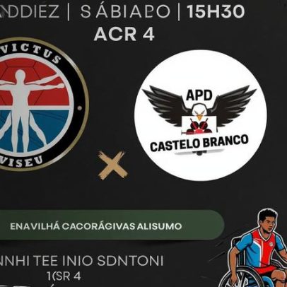 Jogo de Apresentação da Equipa de Andebol em Cadeira de Rodas em Viseu