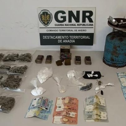 Detido em Mealhada por tráfico com mais de 1.800 doses de estupefacientes