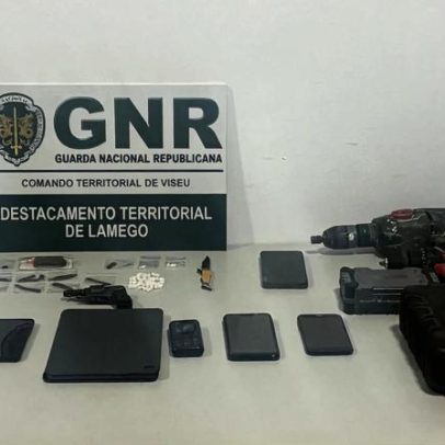 Cinco detidos em Lamego por tráfico de estupefacientes após operação da GNR