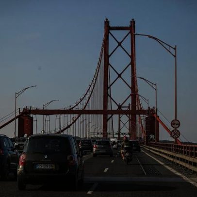 Tráfego nas pontes para Lisboa caiu 4,5% face a 2024