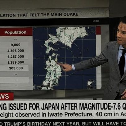 Terremoto de 7,6 no Japão aciona alerta de tsunami