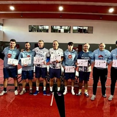 Águias de Alpiarça acolhem última etapa internacional de Teqball 2025