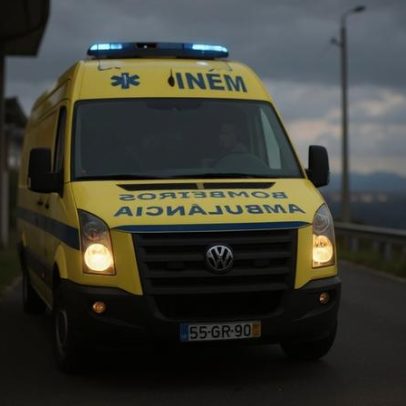 Colisão em Campo Maior deixa ferido grave e interrompe trânsito na EN371