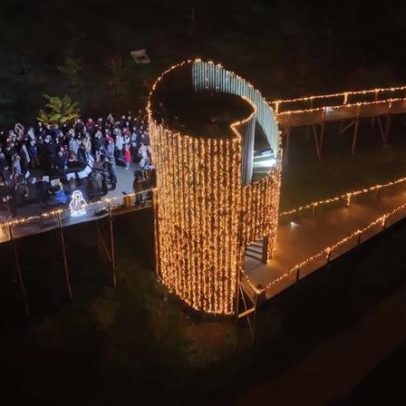 Iluminação natalícia transforma três parques de Cinfães em cenários encantados