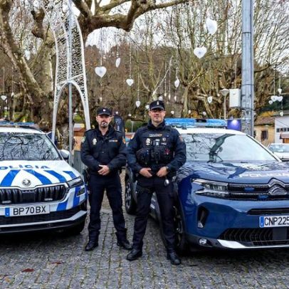 Polícia espanhola em Perlim, Santa Maria da Feira