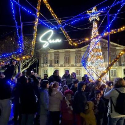 Natal em Seia ilumina a porta de entrada da Estrela com animação