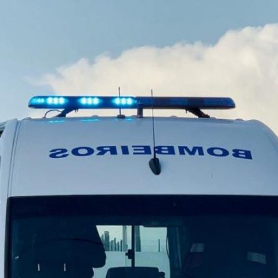 Colisão entre moto e carro deixa ferido em Oliveira do Hospital