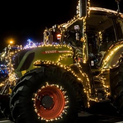 Natal com tratores trajados parte de São Martinho da Gândara