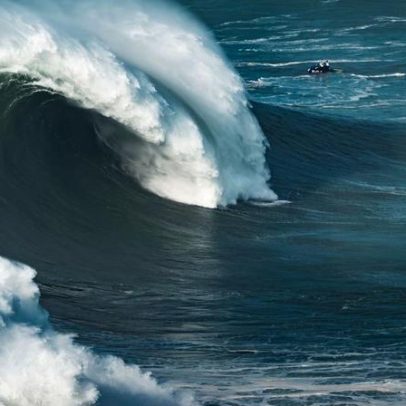 Nic von Rupp vence nas ondas gigantes da Nazaré