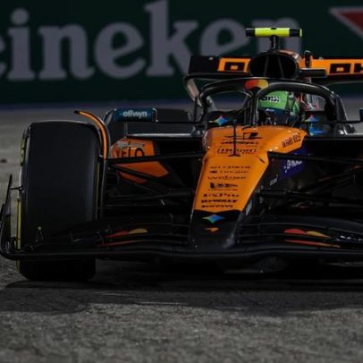 Lando Norris não escondeu as lágrimas durante o evento
