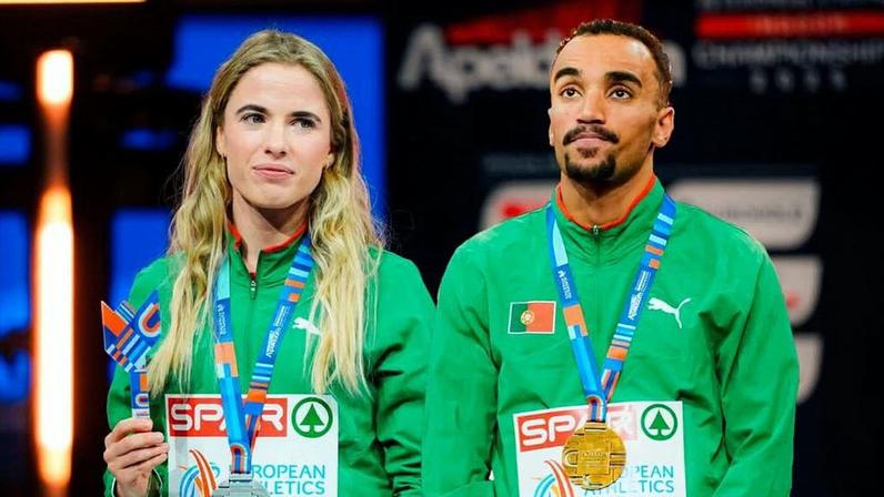 Salomé Afonso e Isaac Nader conquistaram ambos medalhas em março, nos Europeus dos Países Baixos - Foto: Instagram/ Salomé Afonso