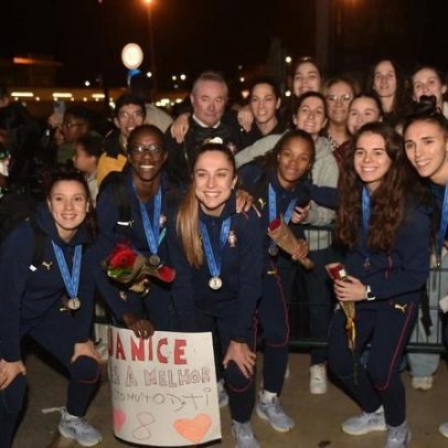 Vice-campeãs mundiais já chegam a Portugal