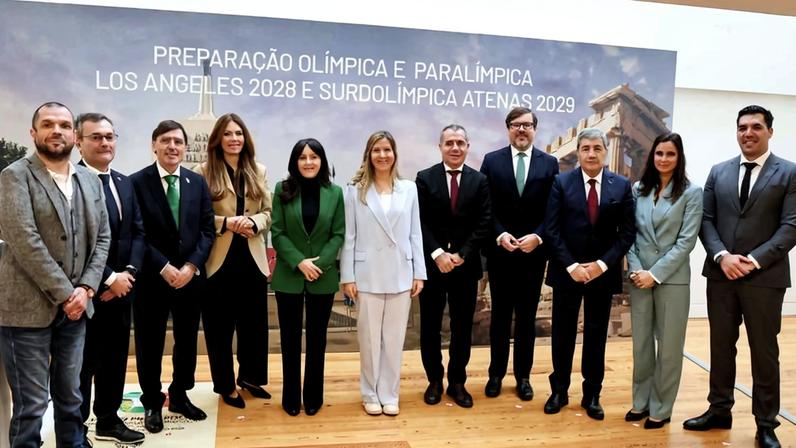 Governo e comités formalizam contratos-programa para Los Angeles-2028 e Atenas-2029 (foto COP)