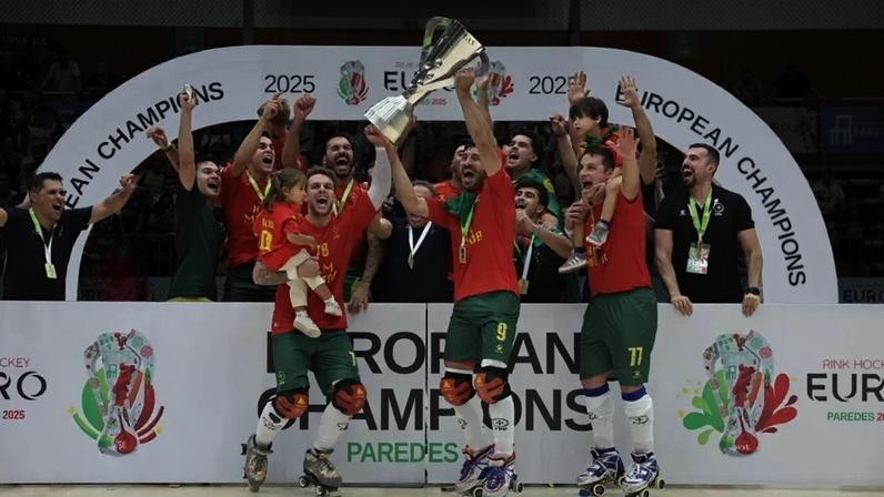 Portugal recuperou o título Europeu de hóquei em patins em 2025