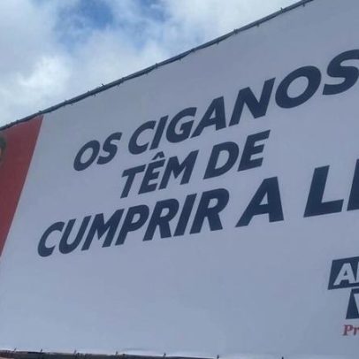 André Ventura recorre de ordem de retirada de cartazes contra ciganos