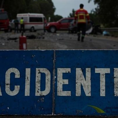 Acidente corta a EN119 em Coruche