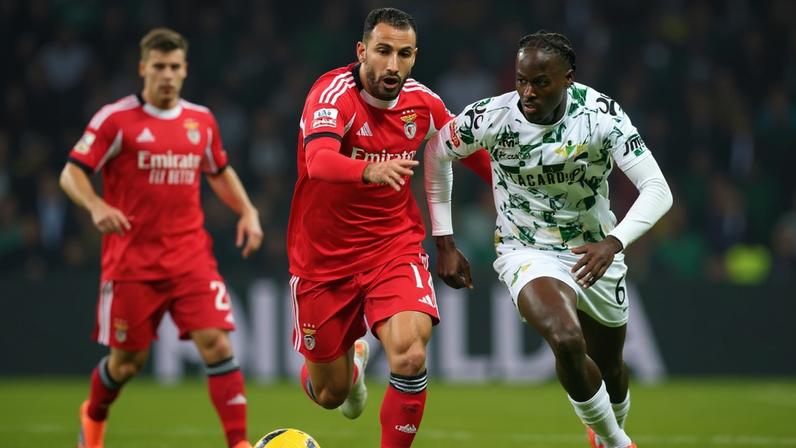 Pavlidis em duelo com Gilberto Batista - Foto: Hugo Delgado/LUSA