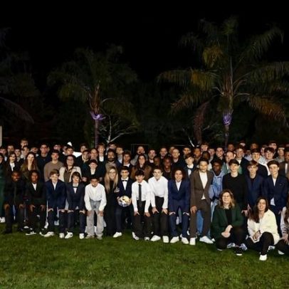 Residentes na Academia do Sporting celebram o Natal