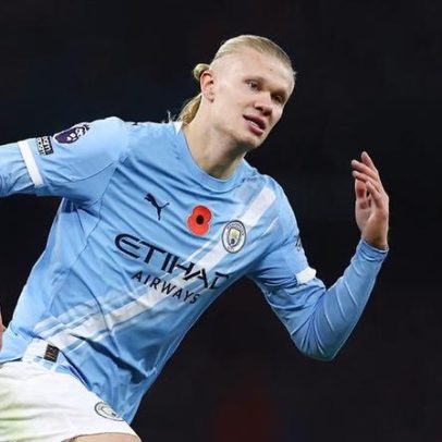 Haaland é o mais rápido entre os membros do clube dos 100 da Premier League