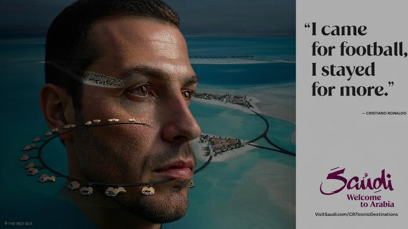 Ronaldo dá voz à campanha de turismo da Arábia Saudita