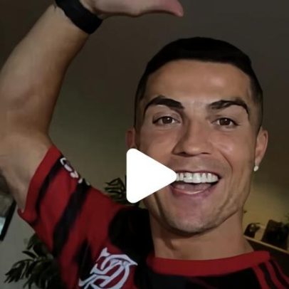 Ronaldo grava vídeo a torcer pelo Flamengo
