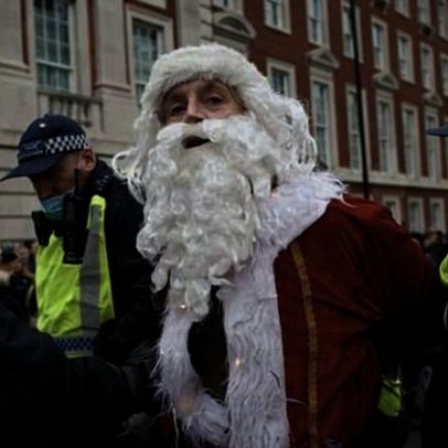 Pai Natal detido em Londres por alegada provocação a muçulmanos