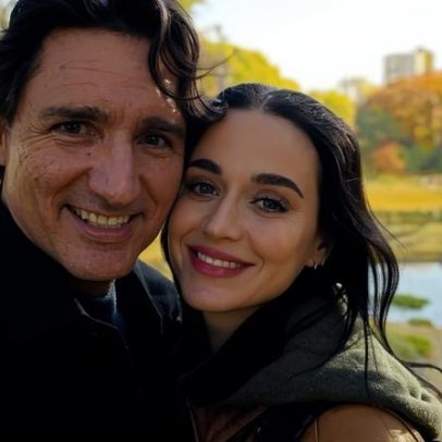Katy Perry partilha foto com Trudeau nas redes sociais
