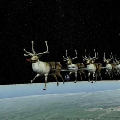 Acompanhe em tempo real a entrega mundial de presentes do Pai Natal