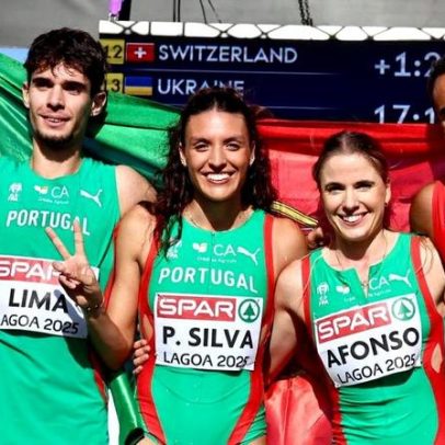 Portugal conquista prata na estafeta mista dos Europeus de corta-mato