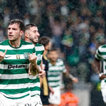 Ioannidis no treino do Sporting para o dérbi