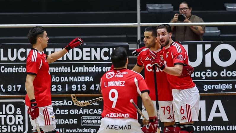 Benfica foi a casa do HC Braga manter a invencibilidade. Foto FPP